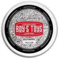 Boy's Toys Паста для укладки волос высокой фиксации с низким уровнем блеска 101 карат, 40 мл