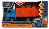 Технопарк Машинка KAMAZ мусоровоз 17 см KAMGARB-17PL-BUOG