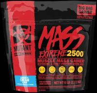 Гейнеры для спортсменов Mutant Mass XXXTREME 2500 Cookies & Cream 6 lbs