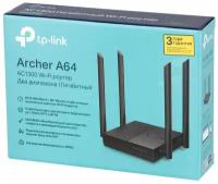 Wi-Fi роутер с MU-MIMO TP-Link Archer A64, черный