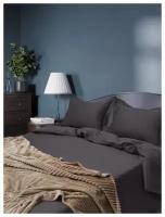 Постельное бельё 1,5-спальное оланд/NATTJASMIN от Feresa тёмно-серый 150х200 см