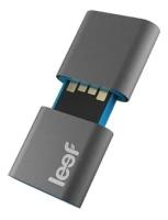 USB 2.0 Flash Drive 16GB Leef FUSE, магнитный, черно/синий (LFFUS-016GBR)