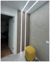 Потолочно-стеновые рейки с подсветкой из Сосны 40х20мм
