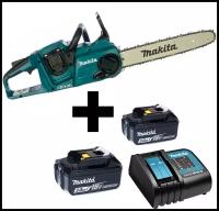 Аккумуляторная цепная пила MAKITA DUC353RF2 (2хАкк 36В 3А*ч + ЗУ)