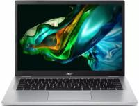 Ноутбук Acer Aspire 3 A314-42P-R7LU Ryzen 7 5700U 8Gb SSD512Gb AMD Radeon 14 IPS WUXGA (1920x1200) noOS silver WiFi BT Cam (NX. KSFCD.006)