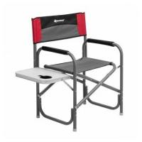 Кресло директорское NISUS с откидывающимся столиком (серый/красный/черный), 62х52х47 см, до 120 кг