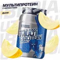 Многокомпонентный протеин, сывороточный белок, яичный белок, multi protein, дыня, 750 г