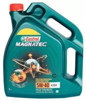 Моторное масло CASTROL MAGNATEC 5W-40 A3/B4 синтетическое, 5 Л