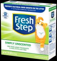 Комкующийся наполнитель Fresh Step Simply Unscented, 14л