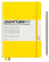 Записная книжка Leuchtturm A5 (в линейку), лимонная