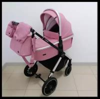 Детская коляска 2 в 1 Luxmom 750, розовый