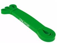Эспандер ONLITOP, ленточный, многофункциональный, нагрузка 2-15 кг, размеры 208 х 1,3 х 0,5 см, цвет зелёный