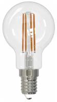 Светодиодная лампа Uniel LED-G45-11W/3000K/E14/CL PLS02WH Форма "шар", прозрачная. Серия Sky. Теплый белый свет (3000К). Картон. ТМ