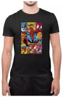 Футболка унисекс СувенирShop "Spider-man/Человек-паук/Marvel" Черная M