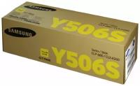 Картридж лазерный SAMSUNG (CLT-Y506S) CLP-680/CLX-6260, оригинальный, желтый, ресурс 1500 стр