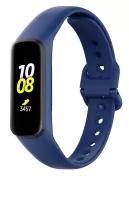 Aксессуар Ремешок DF для Samsung Galaxy Fit 2 Silicone Dark Blue sClassicband-03