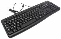 Клавиатура LOGITECH K120, русская раскладка с гравировкой, черная USB