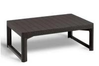 Стол раскладной Lyon table rattan (коричневый)