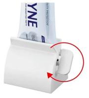 Подставка для зубной пасты с дозатором SM-LA001/WT цвет белый