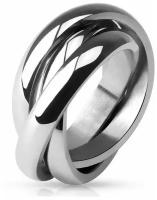 Необычное, оригинальное кольцо женское, модель тринити Spikes