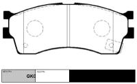 Колодки тормозные KIA CLARUS 96-/RIO/SHUMA 00-/SPECTRA (ИЖ) передние