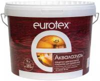 EUROTEX пропитка Аквалазурь, 9 кг, 9 л, белый