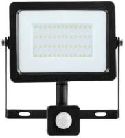 Прожектор Foton Lighting FL-LED Light-PAD SENSOR 50W Black 4200К 4250Лм 50Вт AC220-240В 300г - С датчиком
