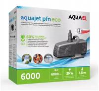 Насос фонтанный AQUAEL AQUAJET PFN ECO 6000 (6000 л/ч, 29 Вт, h = 3.5 м)