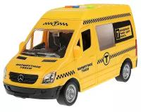 Модель машины Технопарк Mercedes-Benz Sprinter, маршрутное такси, инерционная, свет, звук SPRINTER-22PL-TAX