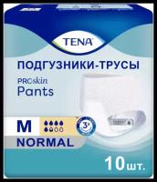 Подгузники-трусы Tena ProSkin Pants Normal Medium, объем талии 80-110 см, 10 шт