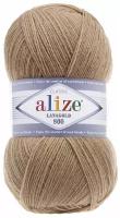 Пряжа для вязания ALIZE 'Lanagold 800', 100г, 730м (49%шерсть, 51%акрил) (466 тёмно-бежевый), 5 мотков