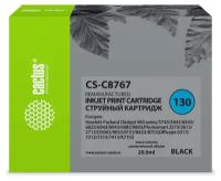 Картридж Cactus CS-C8767 №130 черный, для HP DJ 5740/5743/5745/5748/5793/5940/5943/6540/6540d/6540dt/6543/6543d/6620/6623/6840/6843/6940/6940dt/6943/6980series/6980dt/6983/6985/9800series/9860/DJ 6310/6310xi/6313/6315/6318