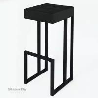Барный стул для кухни высокий черный