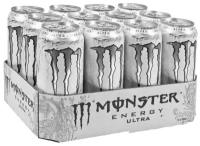 Энергетический напиток Monster Energy Black Ultra, 0.449 л, 12 шт