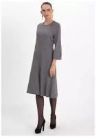 Платье женское Шарлота МадаМ Т А-силуэта Серого цвета 52 размера