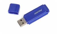 Флеш-карта SmartBuy Dock, 16 Гб, USB 2.0, чтение до 25 Мб/с, синяя