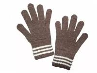 Перчатки Бараноwool, размер 16, коричневый