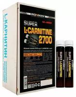 L-Карнитин IRONMAN L-Carnitine 2700, 40 ампул по 25мл / Жиросжигатель для похудения женщин и мужчин