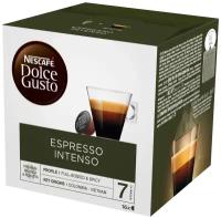 Кофе в капсулах Nescafe Dolce Gusto Espresso Intenso, интенсивность 7, 16 кап. в уп., 2 уп