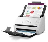 Сканер протяжный Epson WorkForce DS-770II (B11B262401/501) A4 белый/черный