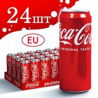 Coca-Cola Напиток газированный Кока Кола в банке 0.33 л х 24 шт