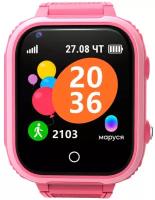 Умные часы Geozon IQ Pink, детские часы с GPS трекером