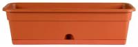 Балконный ящик для цветов с нижним поливом, 60x20x17 см (терракот)