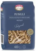 Макаронные изделия AIDA цельнозерновые Fusilli/Спирали 400г