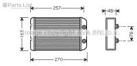 Радиатор Печки Ava арт. FTA6254