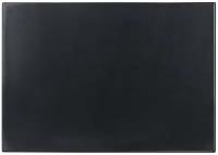 Коврик/подкладка/подложка настольная на письменный рабочий стол для письма размером 650х450 мм, с прозрачным карманом, черный, Brauberg