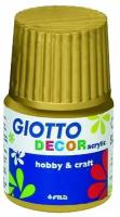 Краска акриловая Giotto Decor Acrylic, на водной основе Золотой