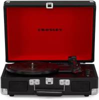 Виниловый проигрыватель CROSLEY CRUISER PLUS Black c двухсторонним Bluetooth