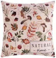 Подушка Этель "Natural time" 40х40 см, 100% п/э