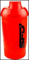 Шейкер спортивный SFD Shaker 2LOGO 600 мл. красный